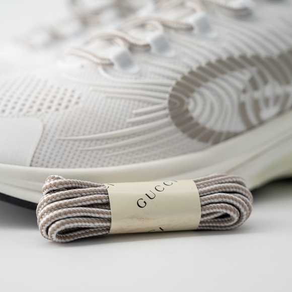 Size 12.5G - Gucci Run Sneaker White Black GG logo main image 8